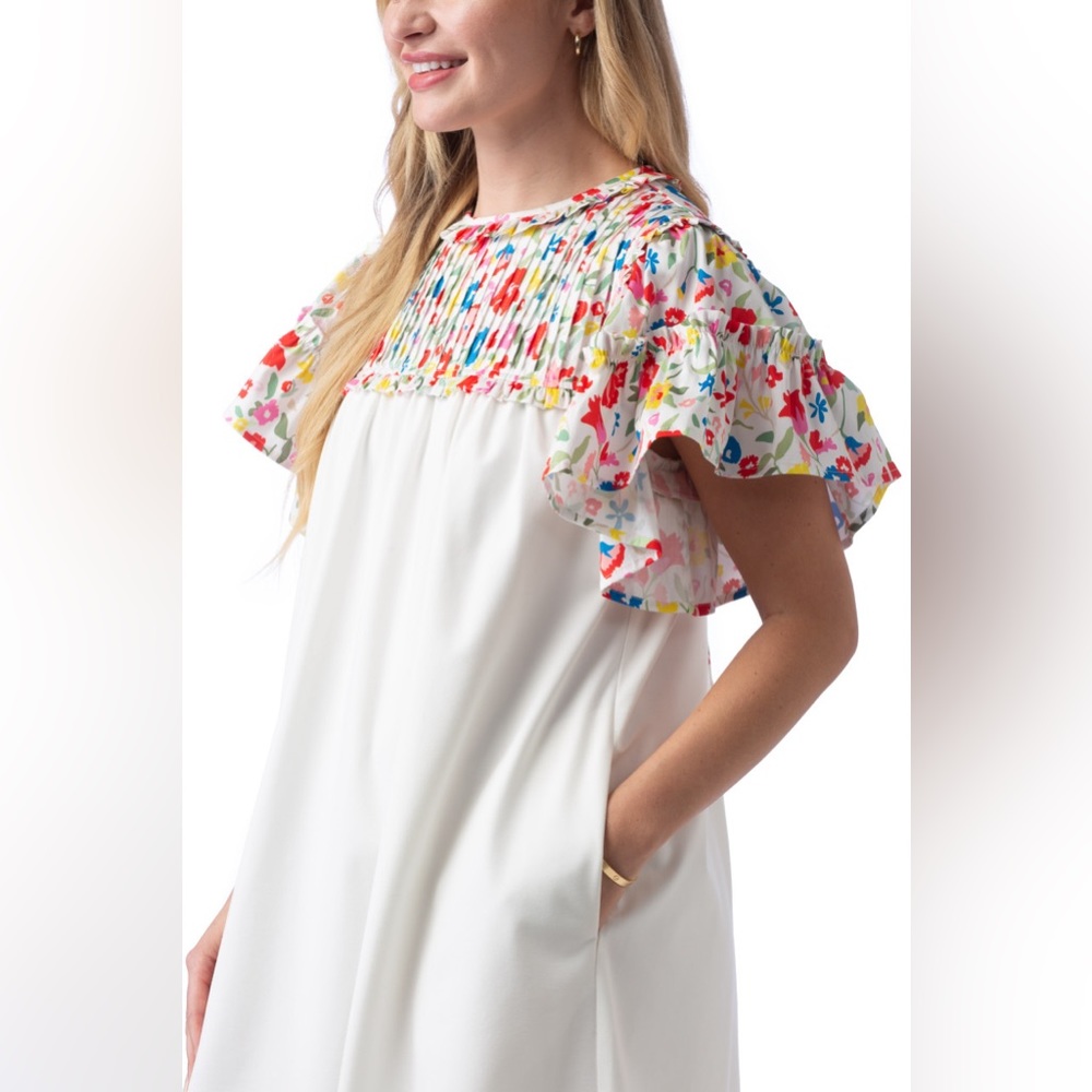 Crosby by Mollie Burch Hadley Floral Dress NEW